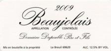 Domaine Dupeuble Pere & Fils Beaujolais 2010