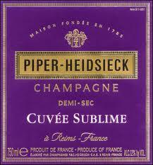Piper Heidsieck Demi-Sec Cuvee Sublime