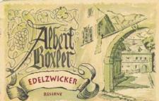 Albert Boxler Edelzwicker Réserve 2013