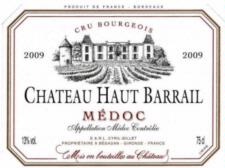 Chateau Haut Barrail Medoc 2009
