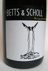 Betts & Scholl 'the O.G.' Grenache 2008
