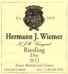 Hermann Wiemer 'HJW Vineyard' Riesling 2014