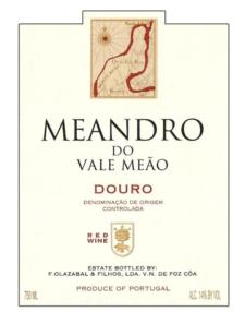 Quinta do Vale Meao 'Meandro' Red Blend 2014