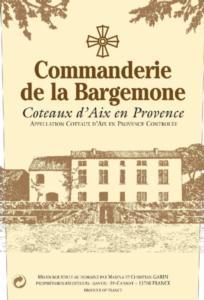 Commanderie de la Bargemone Rose 2016